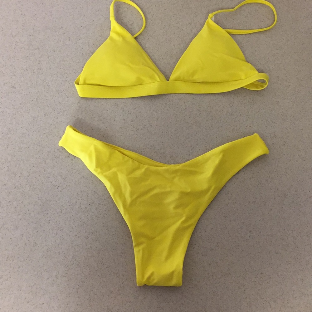 Yellow never worn swimsuit!